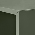 BESTÅ / EKET Cabinet combination for TV, white/grey-green, 180x42x170 cm
