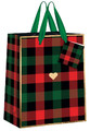 Gift Bag Christmas 180x230mm 12-pack, assorted patterns