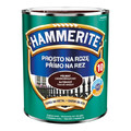 Hammerite Direct To Rust Metal Paint 0.7l, semi-matt dark brown