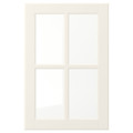 BODBYN Glass door, off-white, 40x60 cm