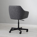 TOSSBERG / MALSKÄR Swivel chair, Gunnared dark grey/black