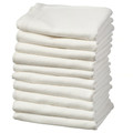 RÖDSPÄTTA Tea towel, white, 45x60 cm
