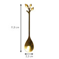 Teaspoons Gold Leaf 4pcs