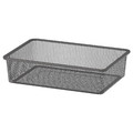 TROFAST Mesh storage box, dark grey, 42x30x10 cm