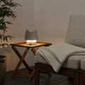 VAPPEBY Bluetooth speaker lamp, outdoor/grey