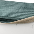 KIVIK Cover for footstool with storage, Kelinge grey-turquoise