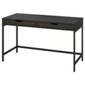 ALEX Desk, black-brown, 132x58 cm