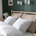 BJÖRKSNÄS Bed frame, birch/Leirsund, 160x200 cm