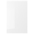 VOXTORP 2-p door f corner base cabinet set, left-hand/high-gloss white, 25x80 cm
