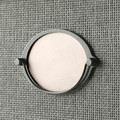 KVARNVIK Storage box with lid, grey, 18x25x15 cm