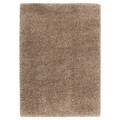 VOLLERSLEV Rug, high pile, beige, 160x230 cm
