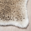 BULLERSKYDD Rug, beige/brown, 70x90 cm