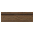 STENSTA Drawer front, dark brown ash veneer, 60x20 cm
