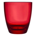 Plastic Juice Glass 290ml, red