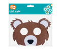 Felt Mask Bear 18x12cm
