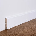 MDF Skirting Board 80 x 2000 mm, glossy white