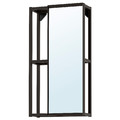 ENHET Mirror cabinet, anthracite, 40x15x75 cm
