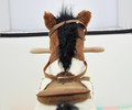 Milly Mally Rocking Horse, dark brown/white, 3+