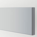 VEDDINGE Drawer front, grey, 60x10 cm