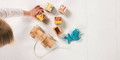 LILLIPUTIENS Wooden Food Truck with Puzzle Rhino Marius 12m+