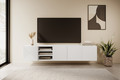 Wall-mounted TV Cabinet Asha 200 cm, matt white