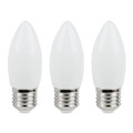 Diall LED Bulb Filament C35 E27 470 lm 4000 K 3-pack