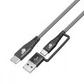TB USB Cable USB A/C - USB C Cable 1.2 m, black