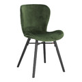 Chair Batilda, velvet, forest green