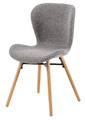 Upholstered Chair Batilda, grey