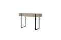 Modern Console Table Dresser Dressing Table Verica, biscuit oak/black legs