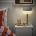 TJINGA Alarm clock, pale yellow, 8x8 cm