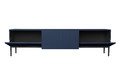 TV Cabinet Nicole 200 cm, dark blue/black legs