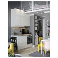 LYSEKIL Wall panel, double sided white/light grey concrete effect, 119.6x55 cm