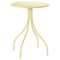 TÅNEBRO Side table, in/outdoor/pale yellow, 46 cm