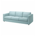 VIMLE Cover for 3-seat sofa, Saxemara light blue