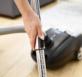 MPM MOD-54 Bagged Cylinder Vacuum Cleaner, Black/Red
