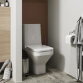 GoodHome Closed-coupled Rimless Toilet Teesta with Soft-close Seat