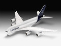 Revell Plastic Model Airbus A380-800 Lufthansa New Livery, 1:144, 14+