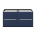Goodhome Wall-mounted Basin Cabinet Imandra 120cm, matt dark blue