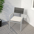 FRÖSÖN/DUVHOLMEN Chair cushion, outdoor, beige, 44x44 cm