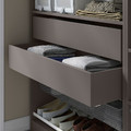 KOMPLEMENT Drawer, dark grey, 100x35 cm