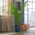 ÅKERBÄR Bucket/plant pot, in/outdoor dark blue, 10 l