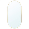 LINDBYN Mirror, gold-colour, 60x120 cm