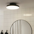 KABOMBA LED ceiling lamp, matt/black, 36 cm