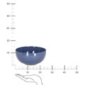 Hierro Ceramic Pitcher Bowl, Turquoise