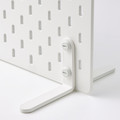 SKÅDIS Freestanding peg board, white, 56x37 cm