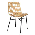 Dining Chair Surabaya, natural/black legs