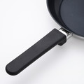 MIDDAGSMAT Frying pan, set of 2, non-stick coating/stainless steel