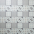 GoodHome Vinyl Flooring 30.5 x 30.5 cm, black & white cement tiles, 1.30 sqm, Pack of 14