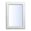 Tilt-and-Turn Triple-Pane PVC Window 865 x 1135 mm, right, white